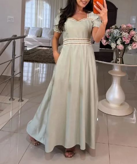 Jhenifer Sensory Dress — Light Green