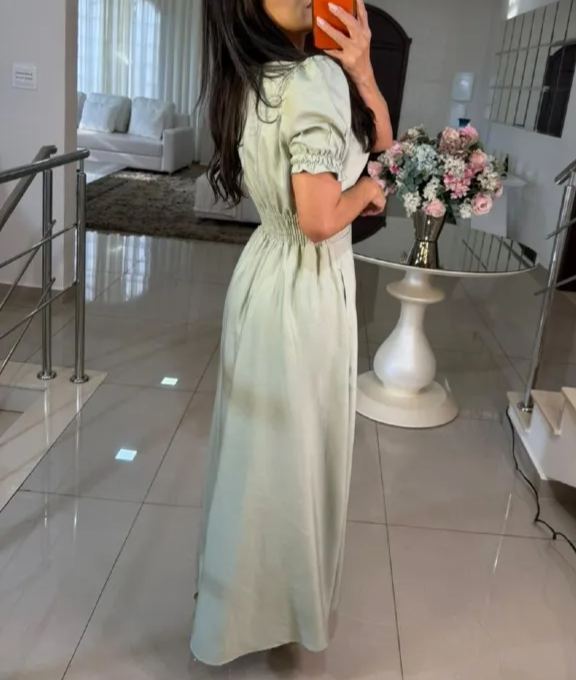 Jhenifer Sensory Dress — Light Green