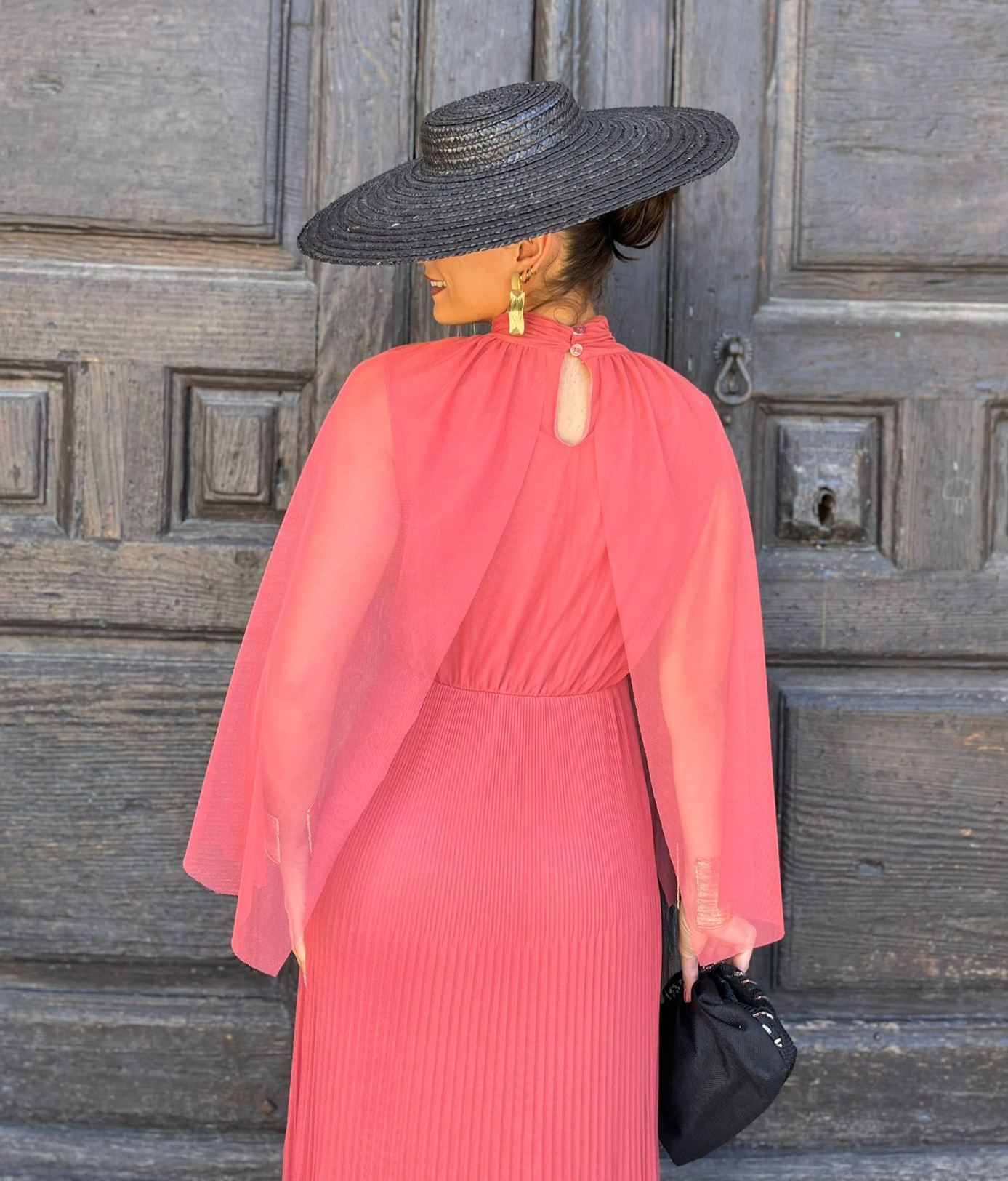 Salmon Romería Dress