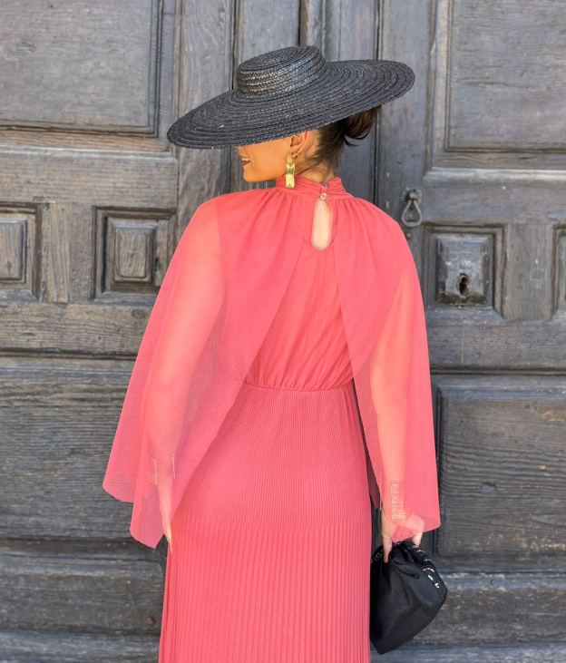 Salmon Romería Dress