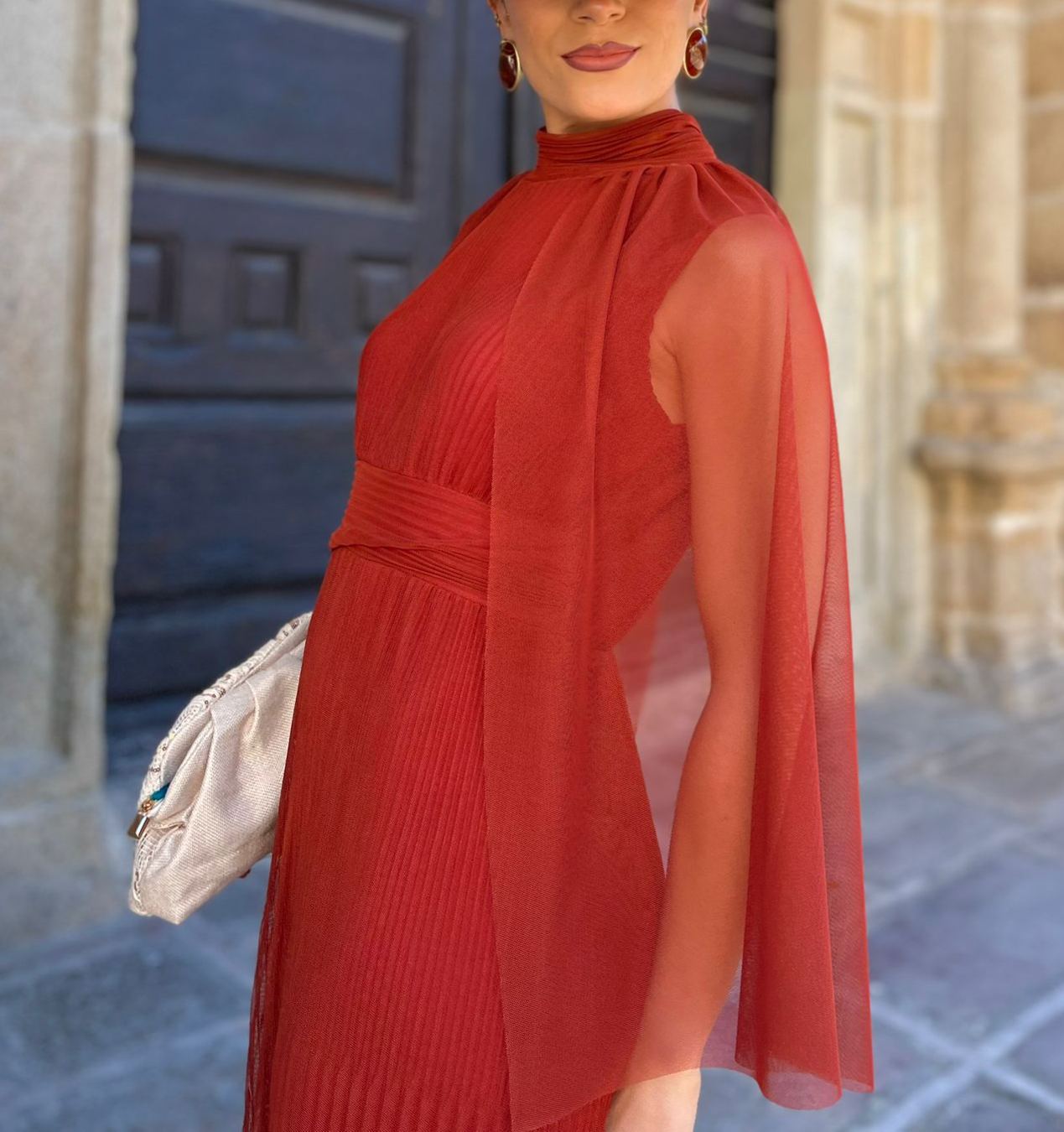 Terracotta Romería Dress