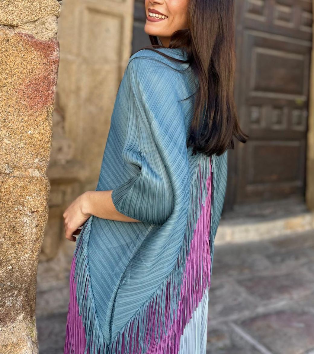 Linares Dress — Ice Mauve