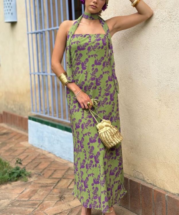 Alharida three-piece dress