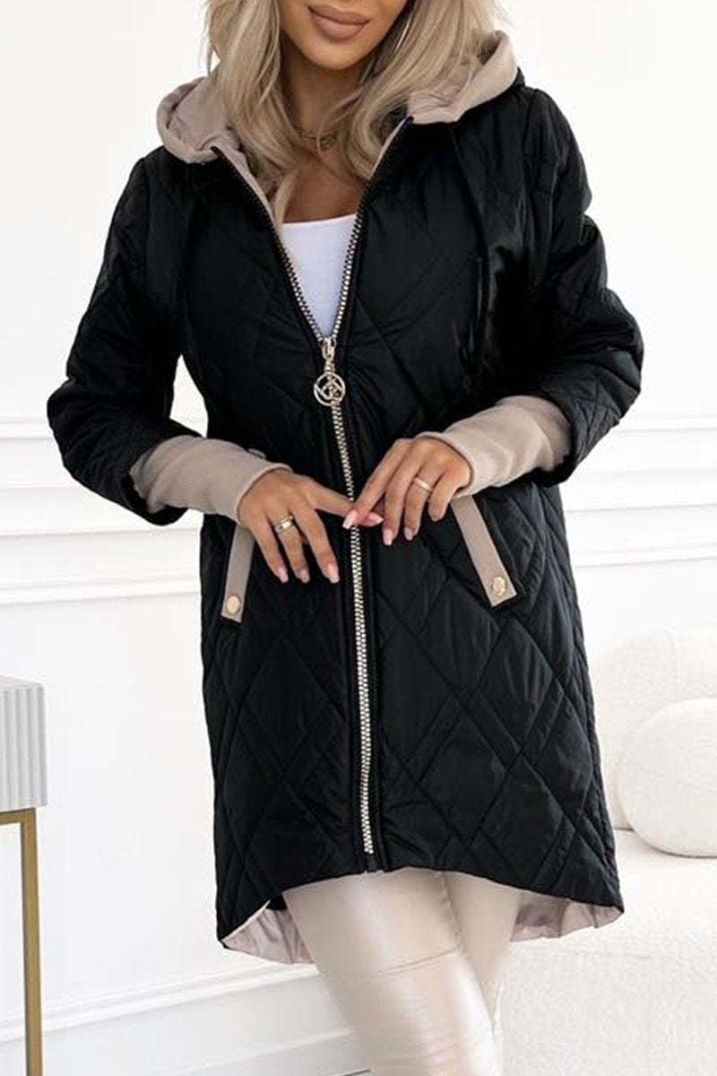 Chaqueta acolchada elegante y elegante de estilo urbano