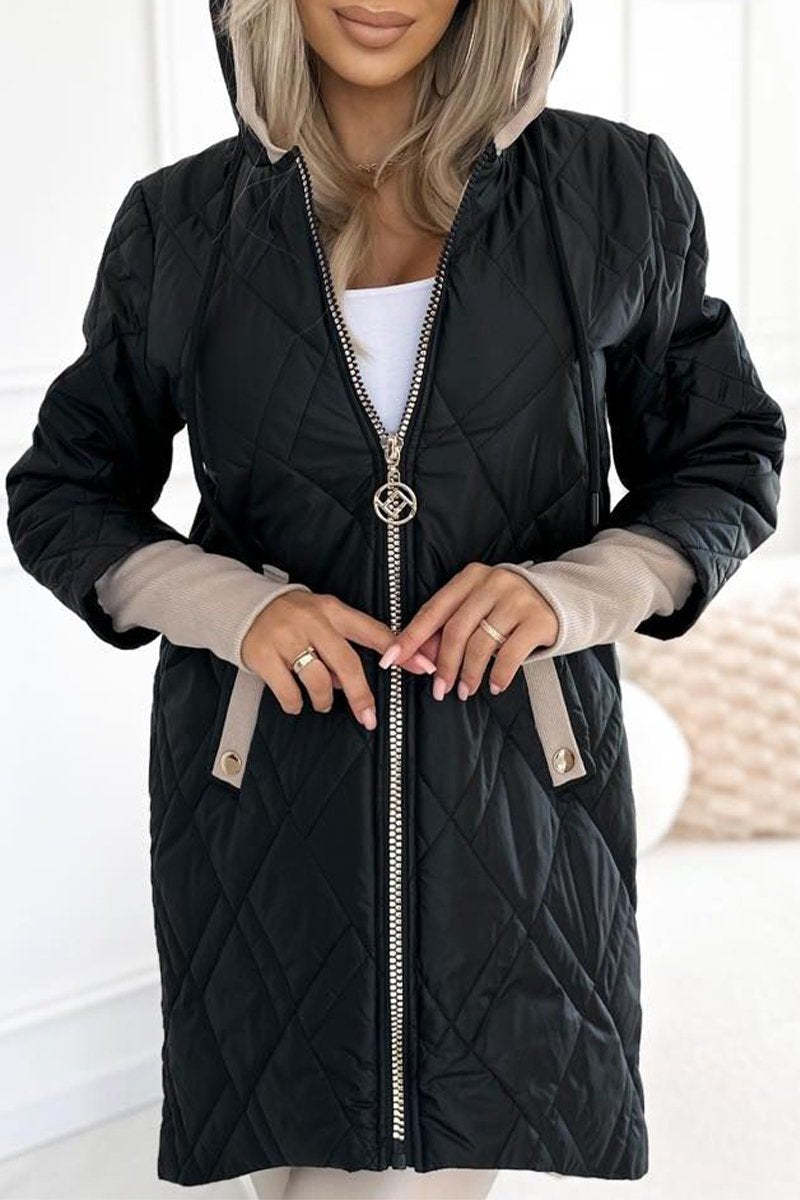 Chaqueta acolchada elegante y elegante de estilo urbano