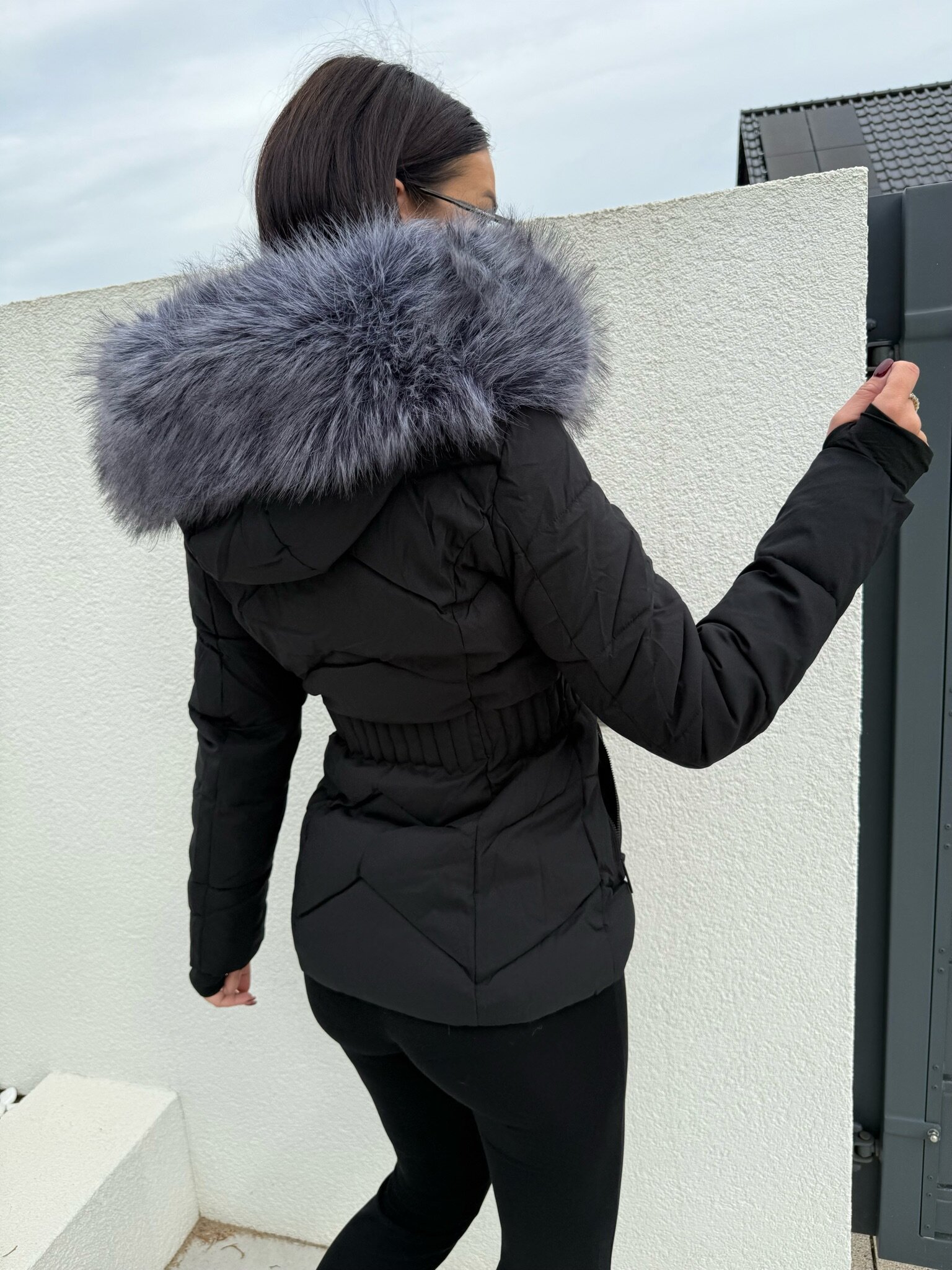 Gervais jacket quilted black