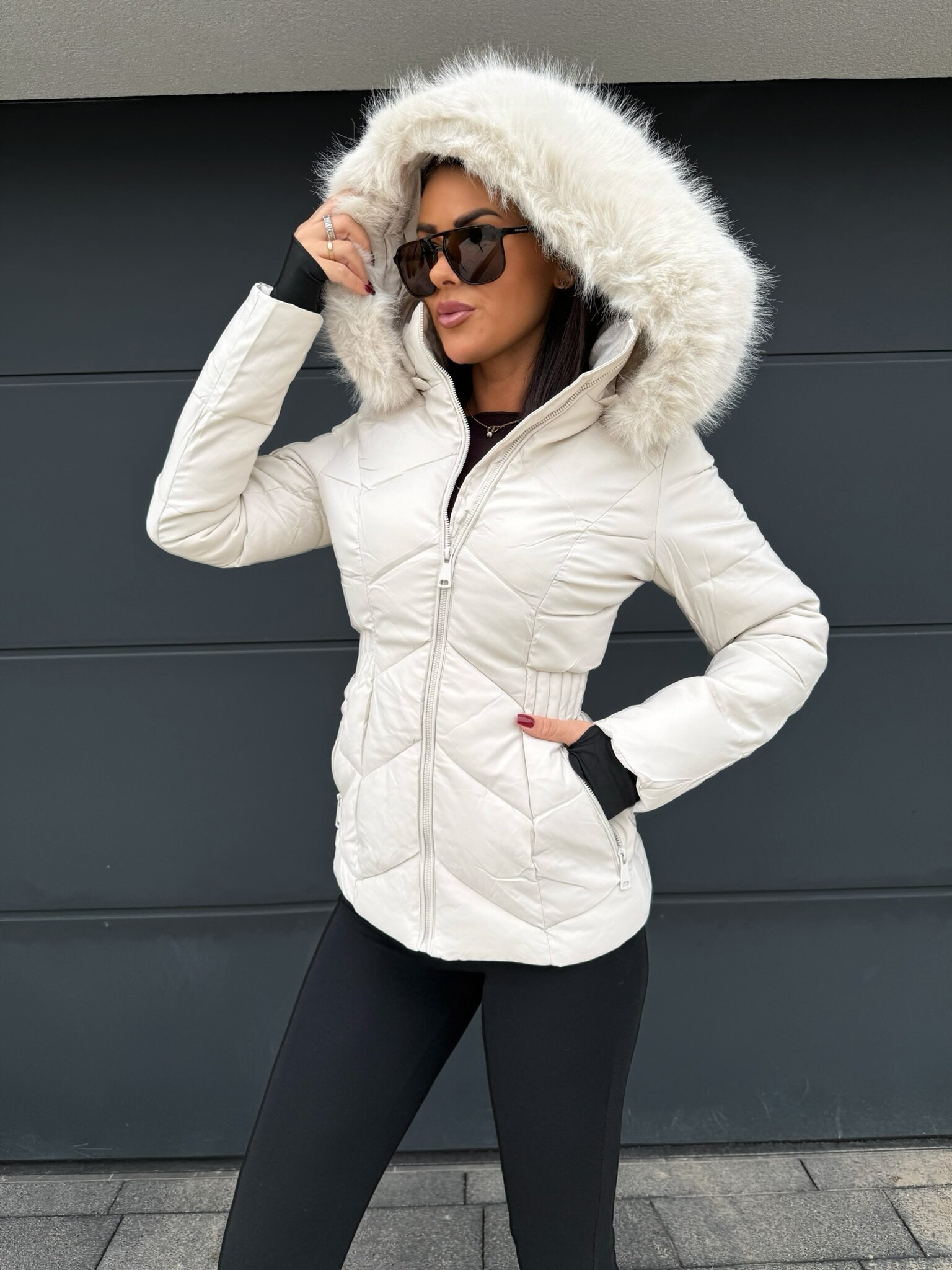 Gervais jacket quilted White