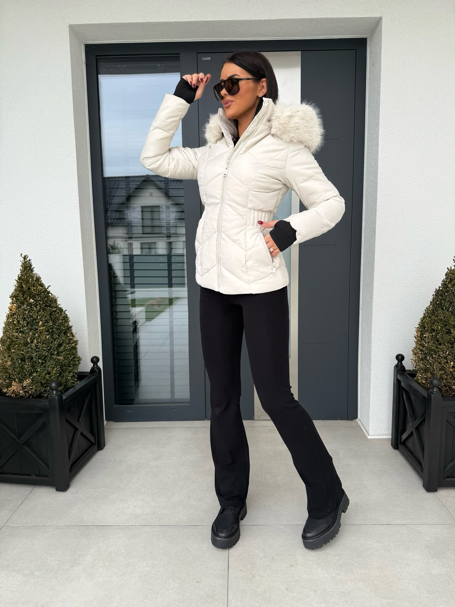 Gervais jacket quilted White