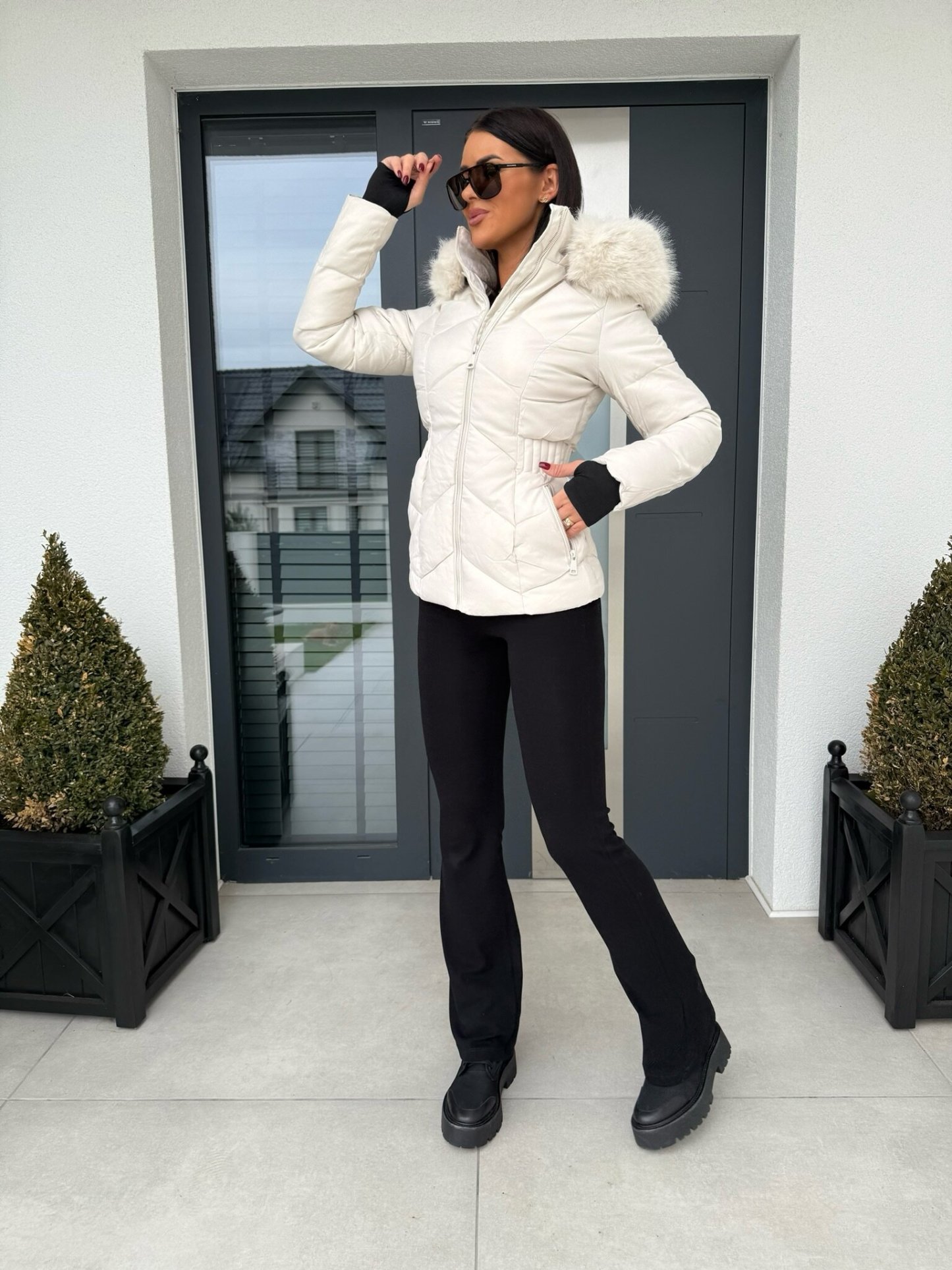 Gervais jacket quilted White