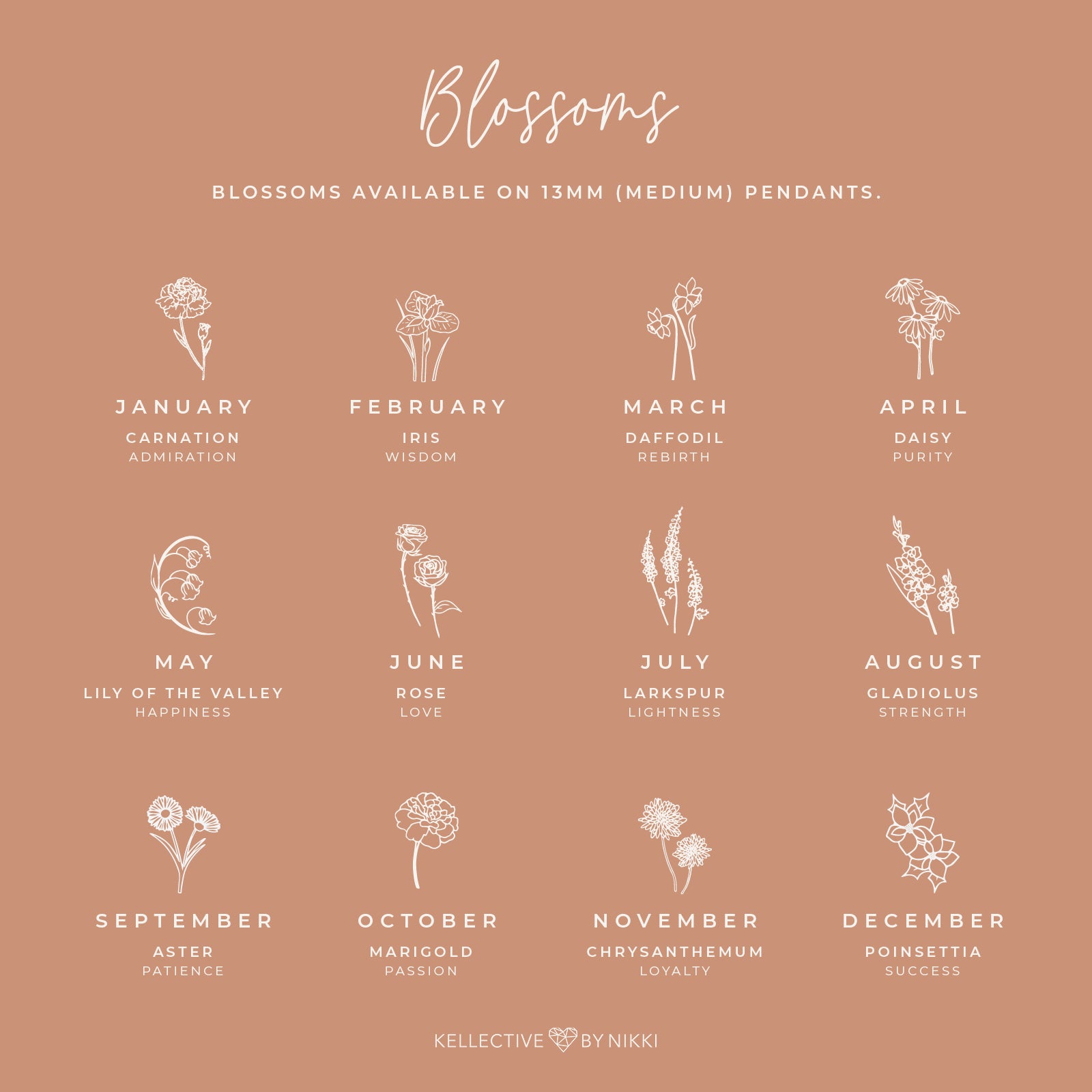 Gladiolus • Strength • August Birth Flower