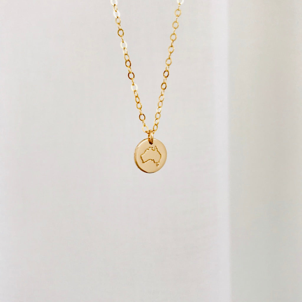 Australia Symbol Small Pendant Necklace