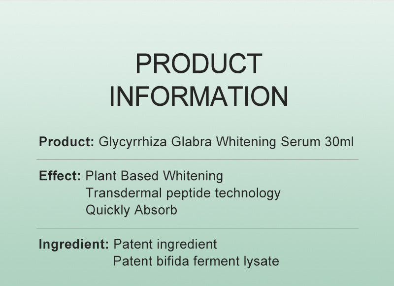Glycyrrhiza Glabra Whitening Serum 30ml