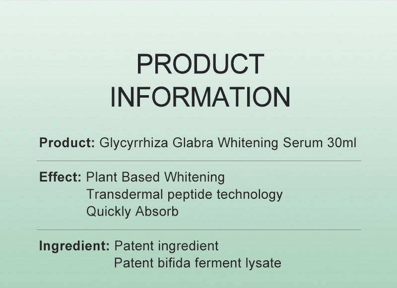Glycyrrhiza Glabra Whitening Serum 30ml