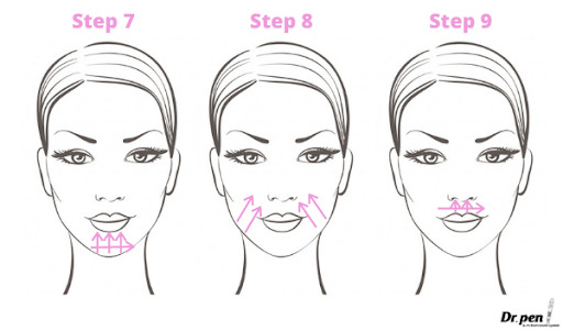 Dr Pen Face Mapping Microneedling Guide 3