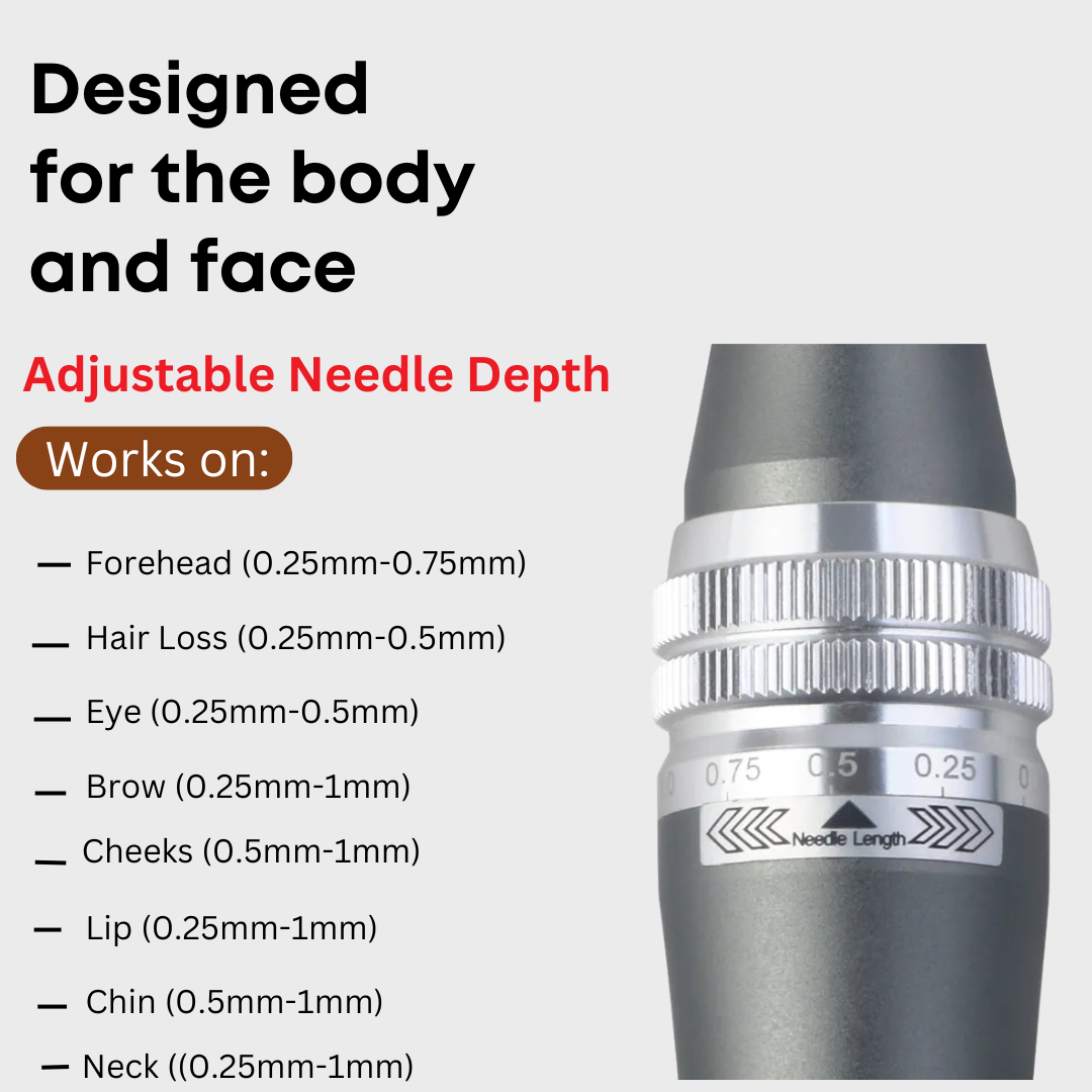 Dr Pen M8S Auto Microneedling Pen - Including 12 Pcs Replacement Cartridges