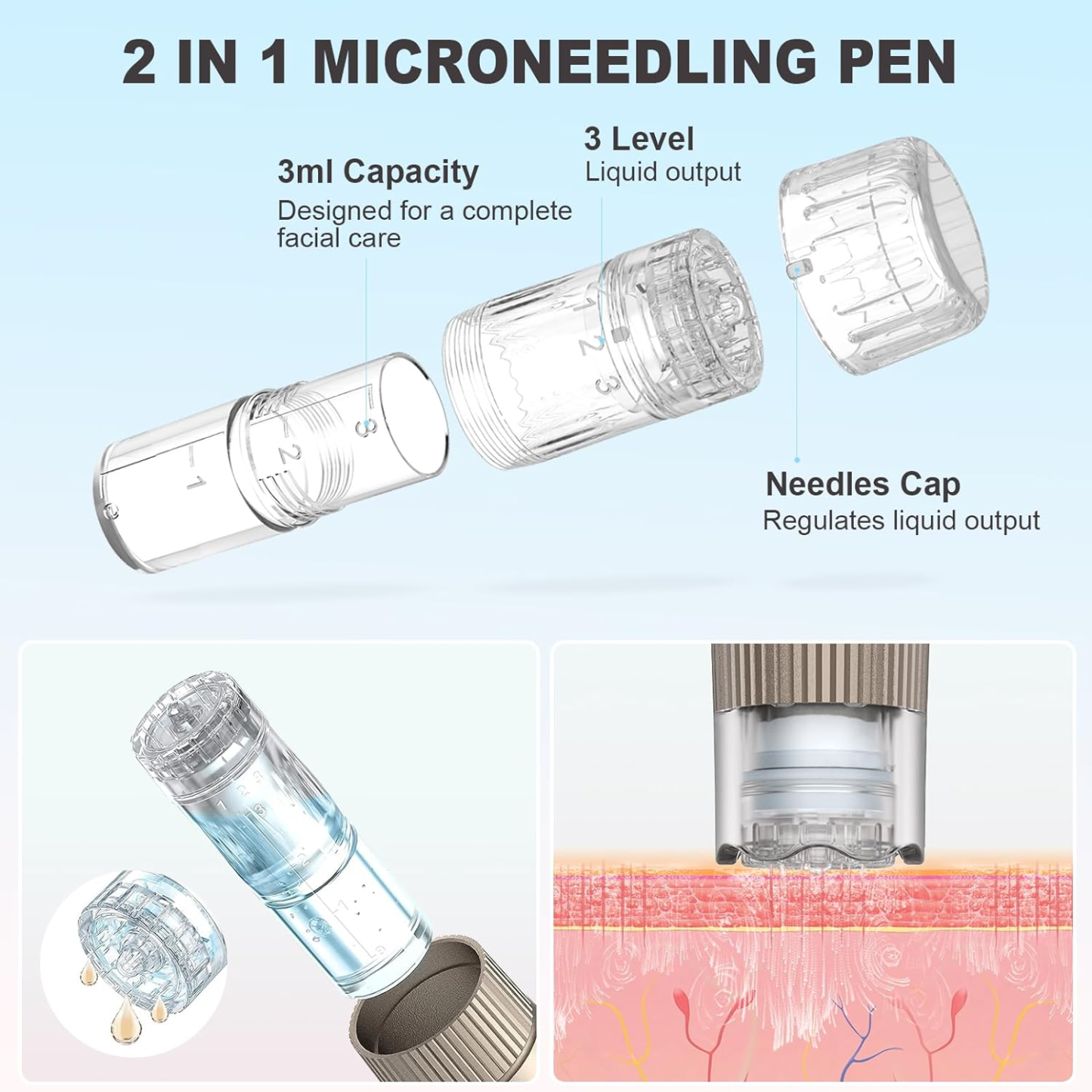 Hydra Pen H3/H5 Microneedling Pen 10 Pcs Cartridges (5 Options)