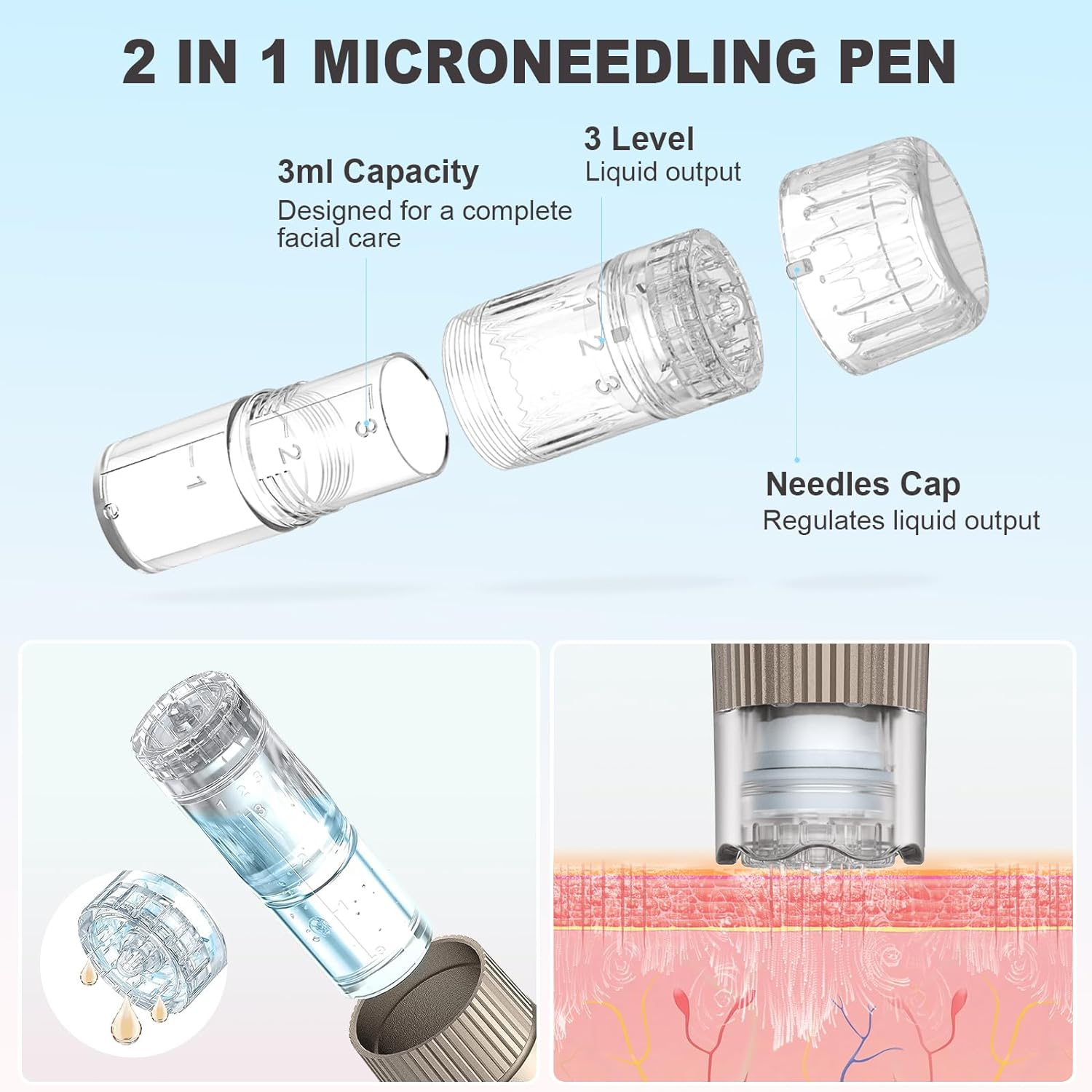 Hydra Pen H3/H5 Microneedling Pen 10 Pcs Cartridges (5 Options)