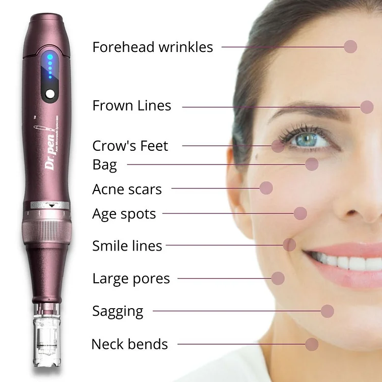 Dr. Pen A10 Microneedling Pen With 12 Cartridges