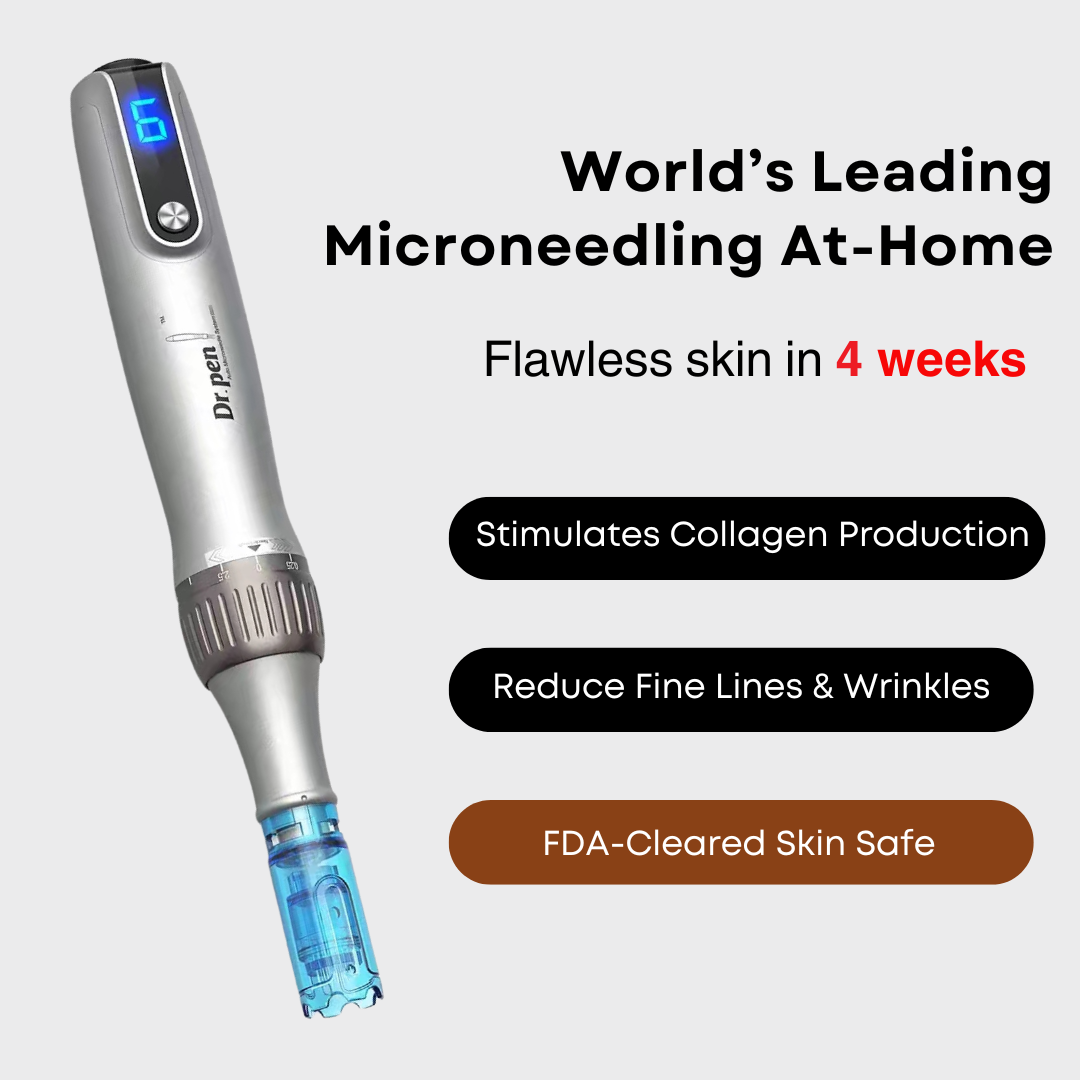 Dr Pen M8S Auto Microneedling Pen - Including 12 Pcs Replacement Cartridges