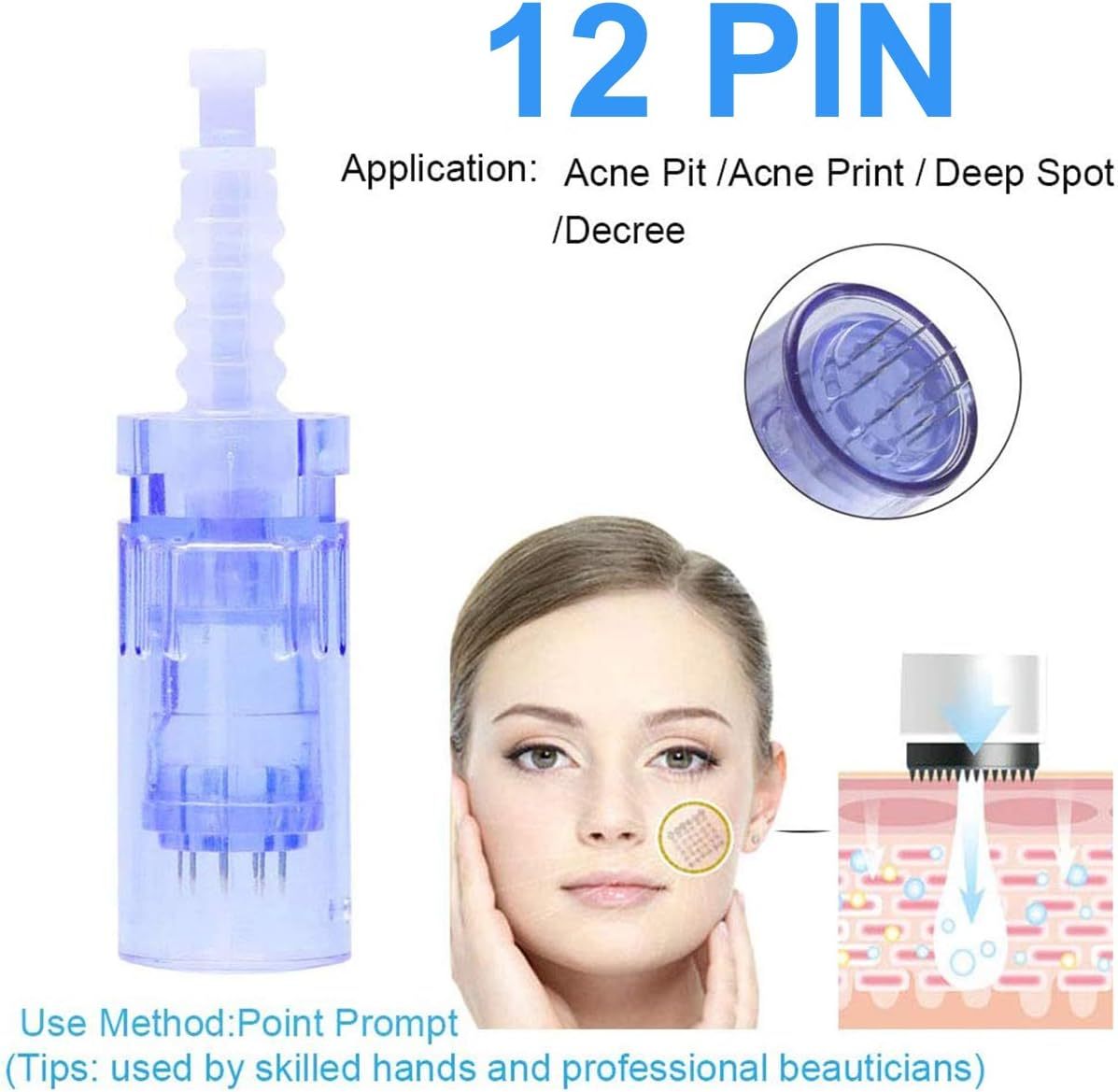 Derma Pen Dr.pen Ultima A6 Needles Derma Pen Needle Cartridges Dr.pen Microneedling 12PIN/36PIN/Nano Round Needle Cartridges