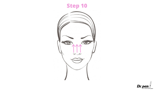 Dr Pen Face Mapping Microneedling Guide 4