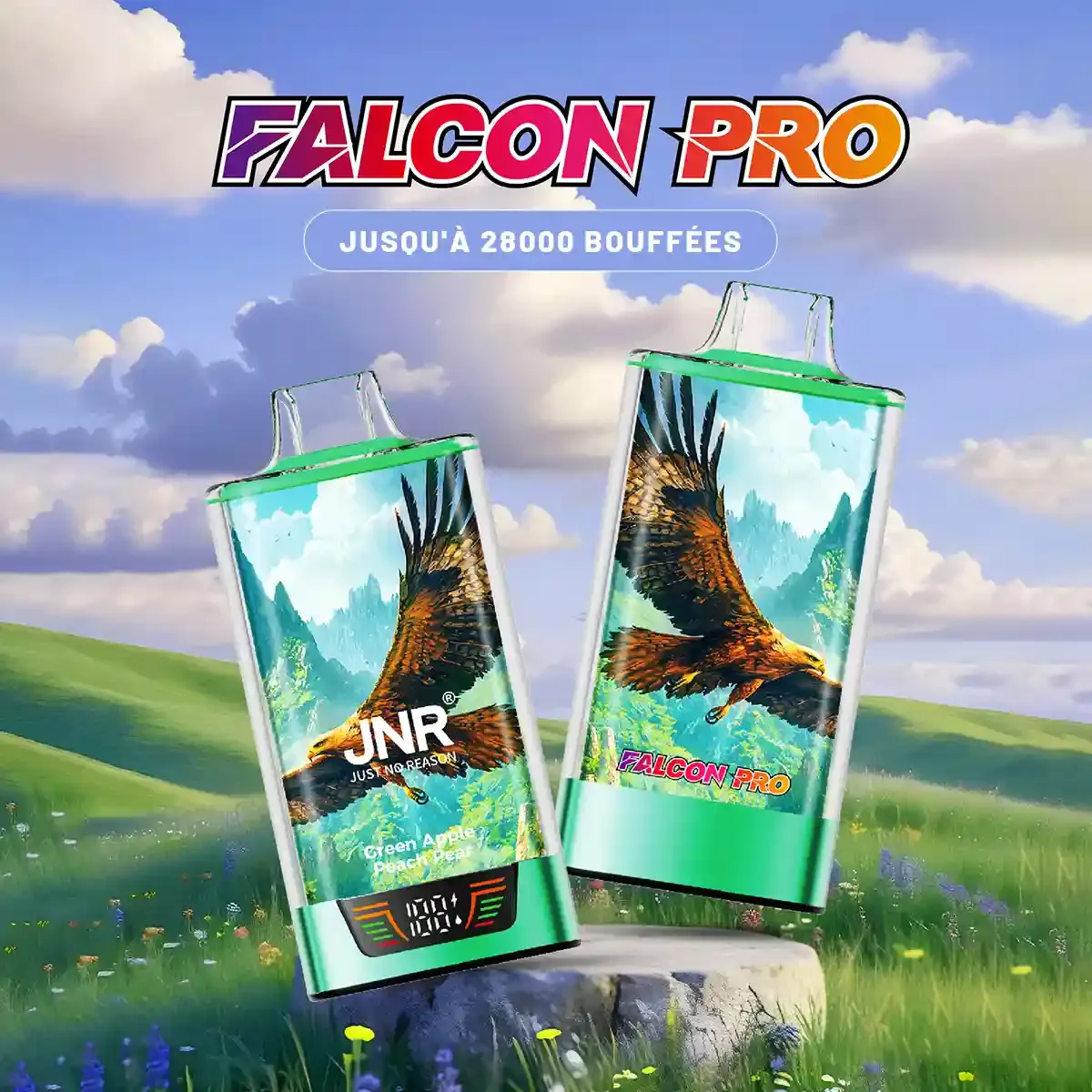 JNR - Falcon Pro - 28K Puffs - Vape Jetable - Disposable