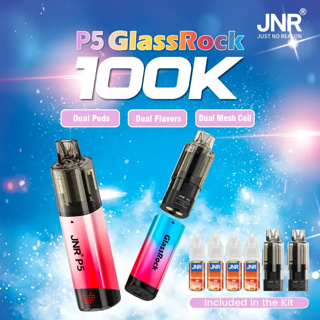 JNR - P5 GlassRock Kit - 100K Puffs - Vape Jetable - Disposable