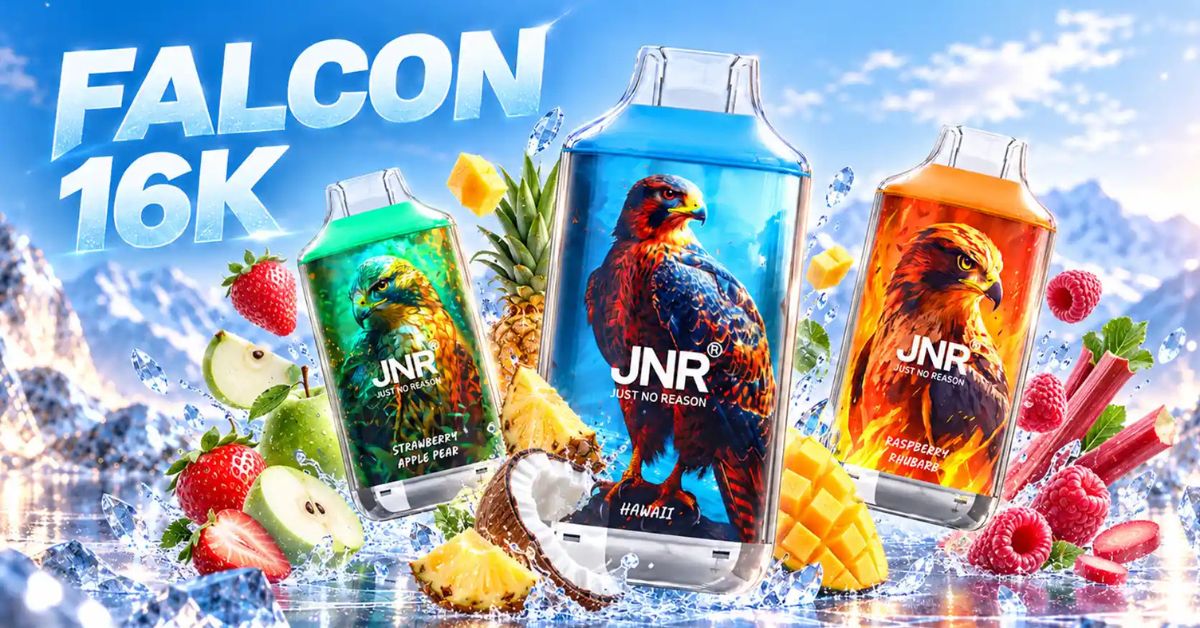 Quelles saveurs sont disponibles avec la JNR Falcon 16K ?