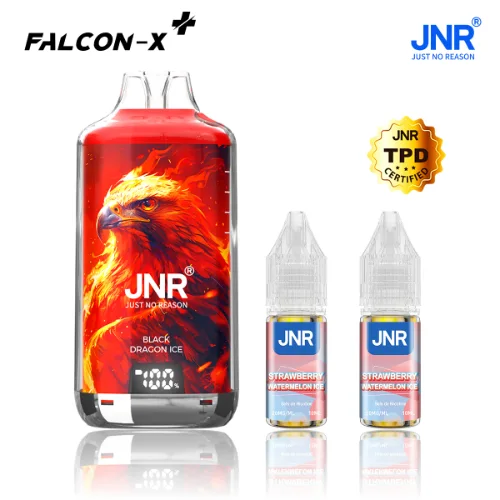 JNR Falcon X (Falcon X Plus) 28000 Puffs | Kit Pod Rechargeable & Remplissable JNRVIP.fr JNR Falcon X (Falcon X Plus) 28000 Puffs | Kit Pod Rechargeable & Remplissable JNRVIP.fr