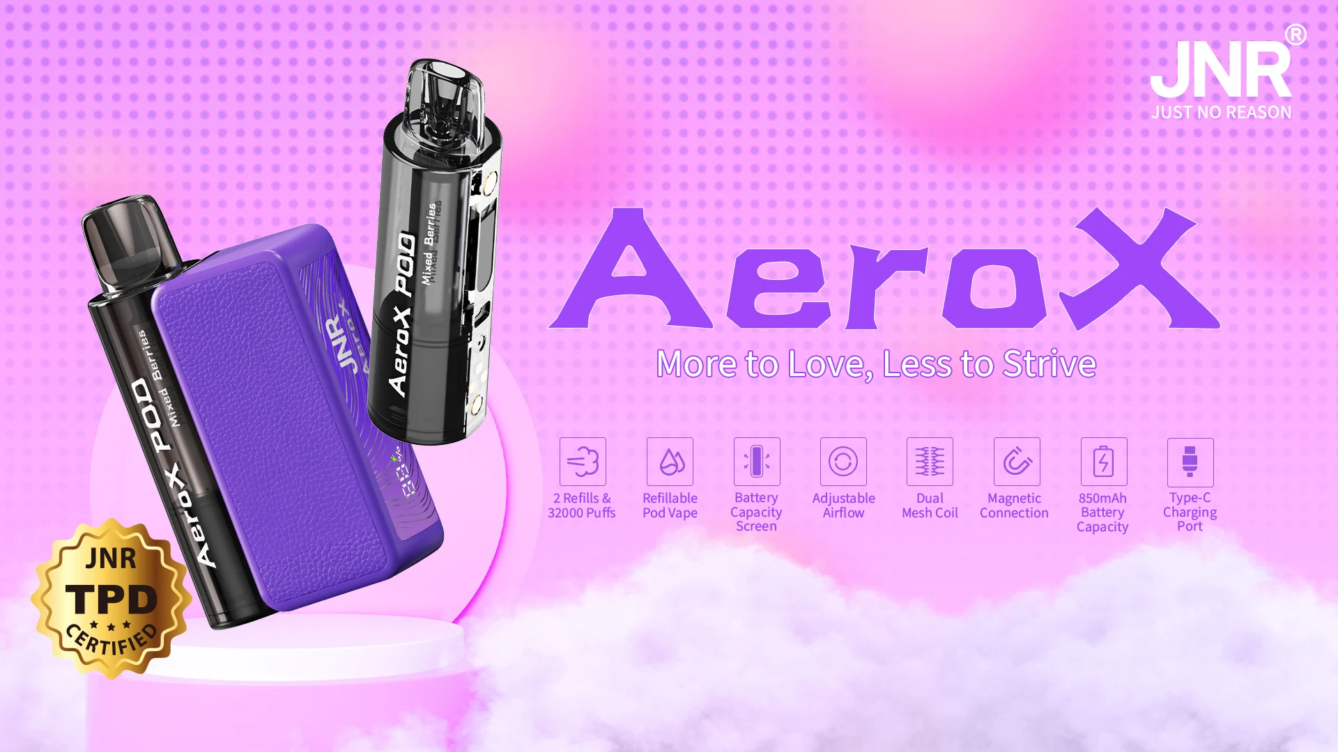 JNR AeroX 32000 Puffs