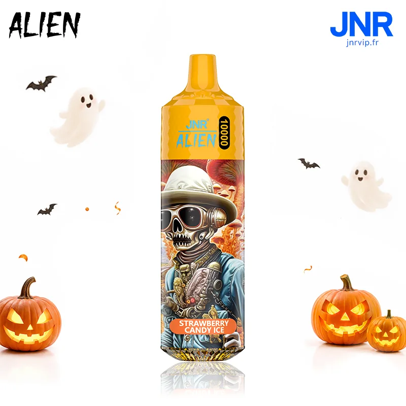 JNR Alien 10K - 10 000 Bouffées - Puff Jetable LED RGB Rechargeable