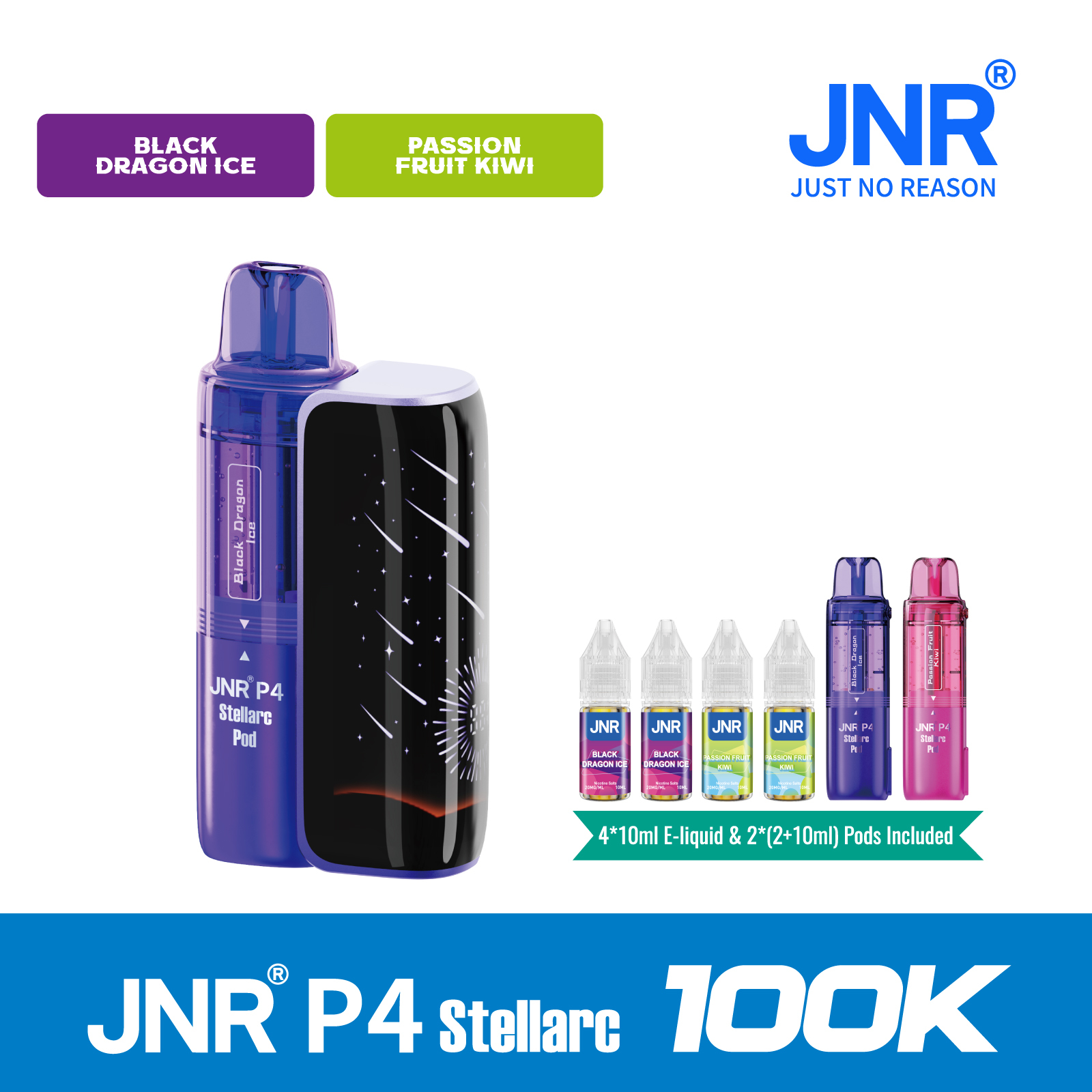 JNR Vape P4 Stellarc 100K Puffs Disposable Vape Kit