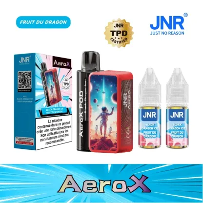 JNR AeroX 32000 Puffs - Kit Pod Remplissable et Rechargeable
