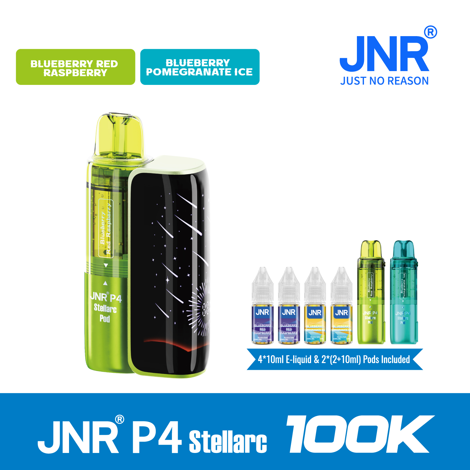 JNR Vape P4 Stellarc 100K Puffs Disposable Vape Kit