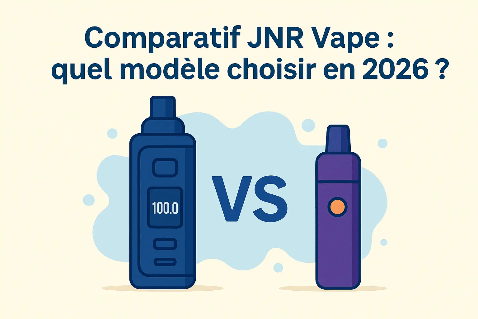 Comparatif JNR Vape