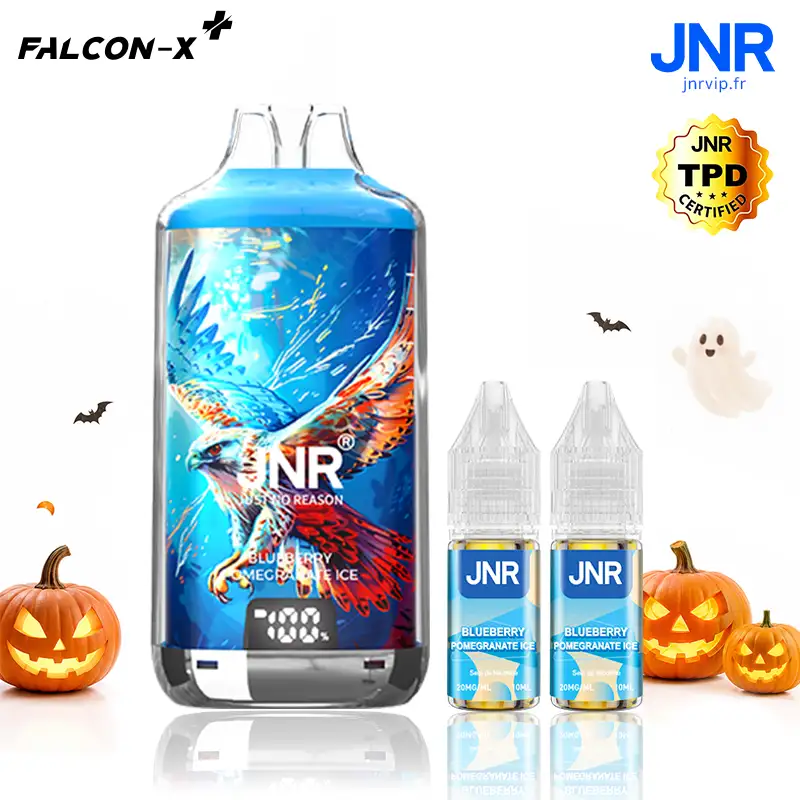 JNR Falcon X⁺ (Falcon X Plus) 28000 Puffs - Kit Pod Remplissable et Rechargeable