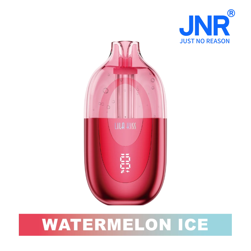 JNR Lila Kiss 60K - 60 000 Bouffées - Puff Rechargeable RGB avec Écran Intelligent