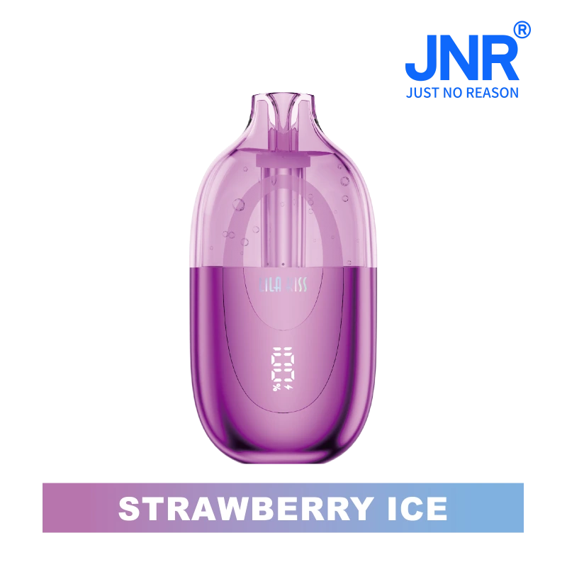 JNR Lila Kiss 60K - 60 000 Bouffées - Puff Rechargeable RGB avec Écran Intelligent