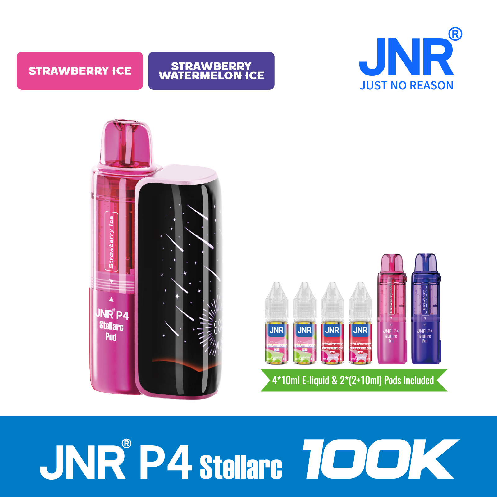 JNR Vape P4 Stellarc 100K Puffs Disposable Vape Kit