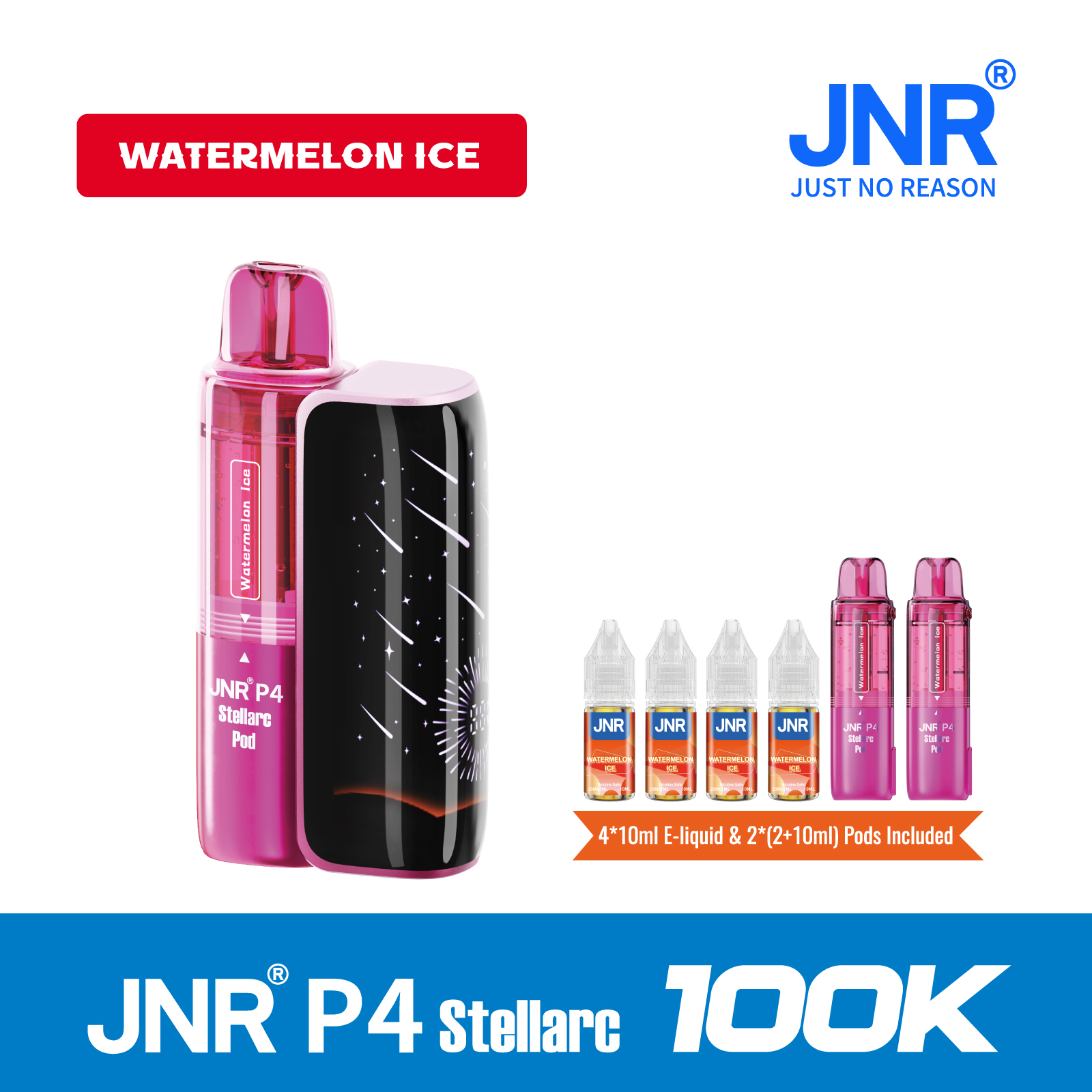Watermelon Ice | JNR Vape P4 Stellarc 100K Puffs Disposable Vape Kit