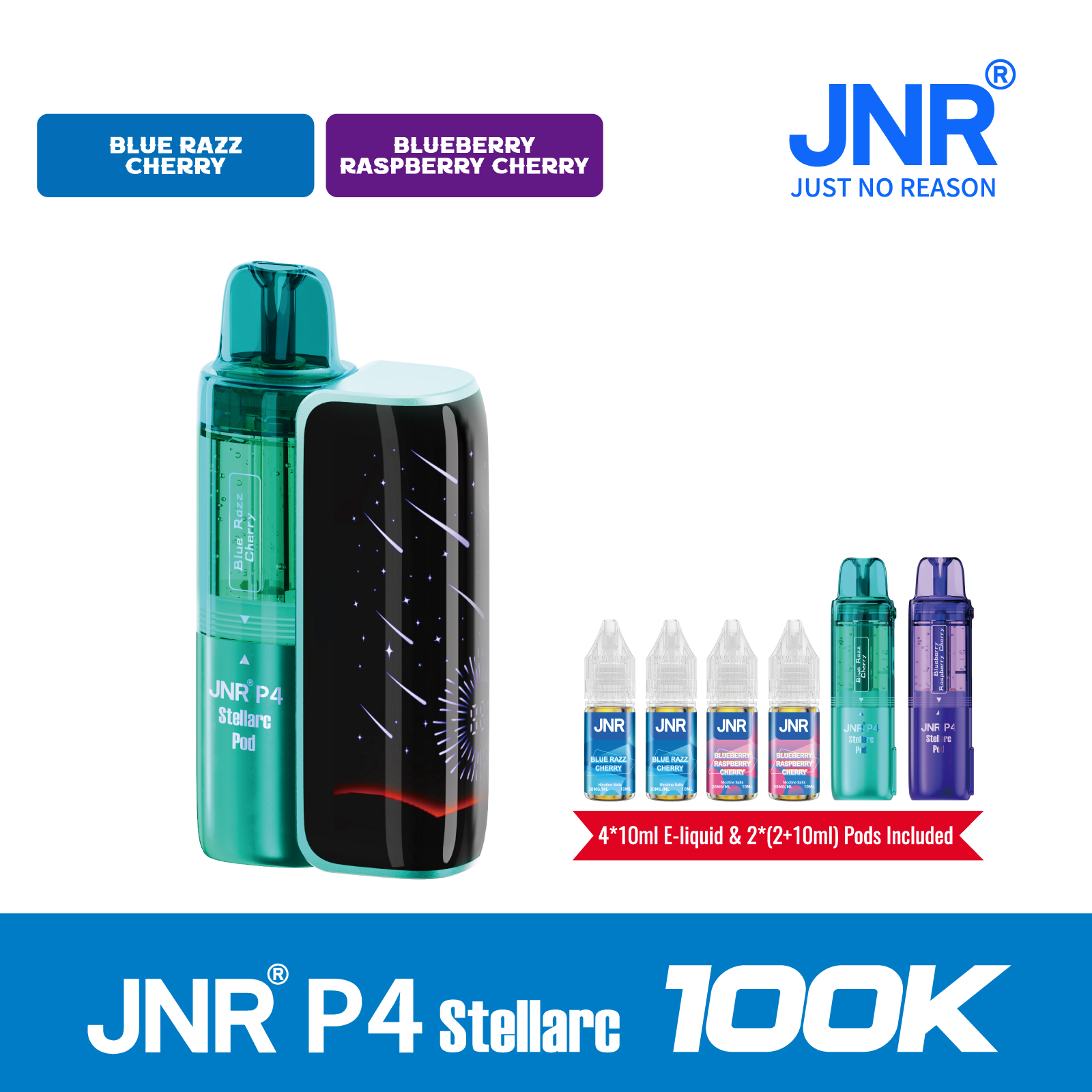 JNR Vape P4 Stellarc 100K Puffs Disposable Vape Kit