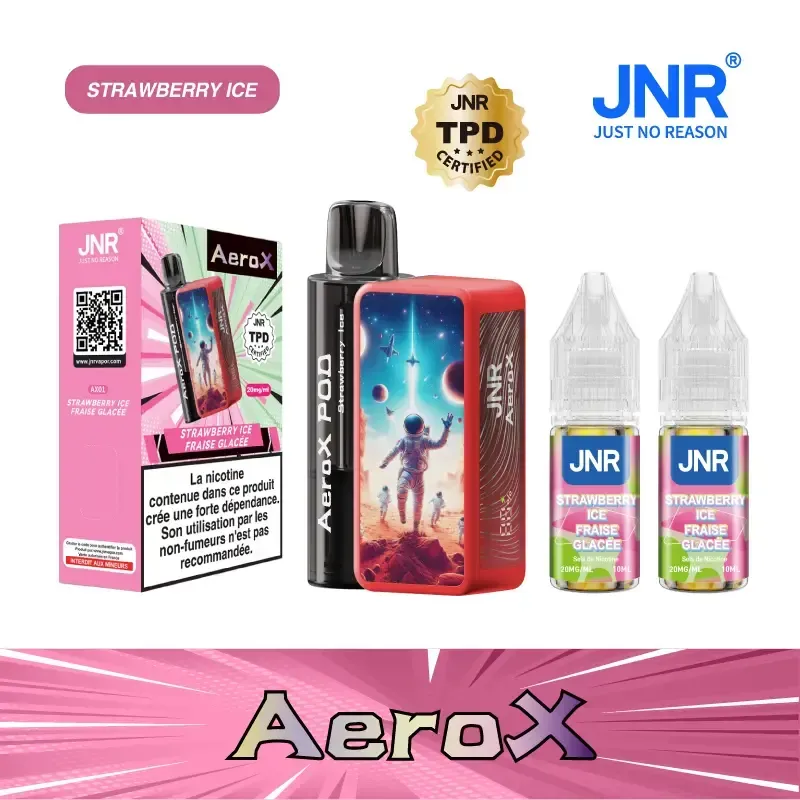 JNR AeroX 32000 Puffs - Kit Pod Remplissable et Rechargeable