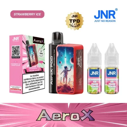 JNR AeroX 32000 Puffs - Kit Pod Remplissable et Rechargeable