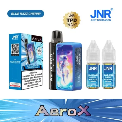 JNR AeroX 32000 Puffs - Kit Pod Remplissable et Rechargeable