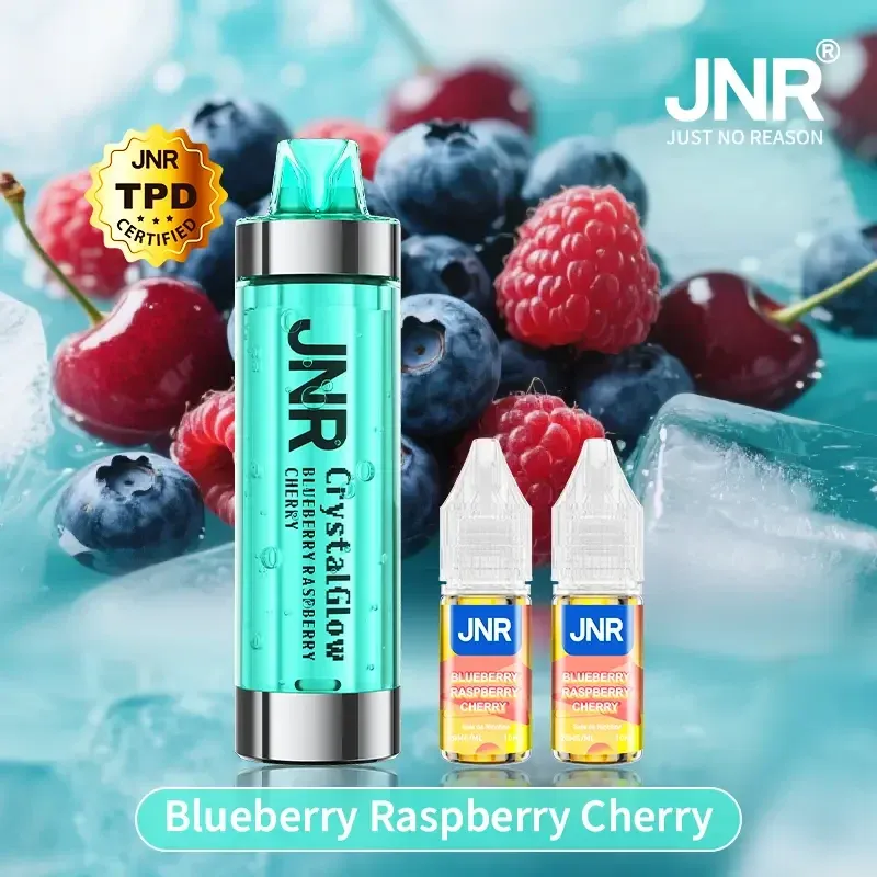 JNR Crystal Glow 33K Puffs - Kit Pod Remplissable et Rechargeable