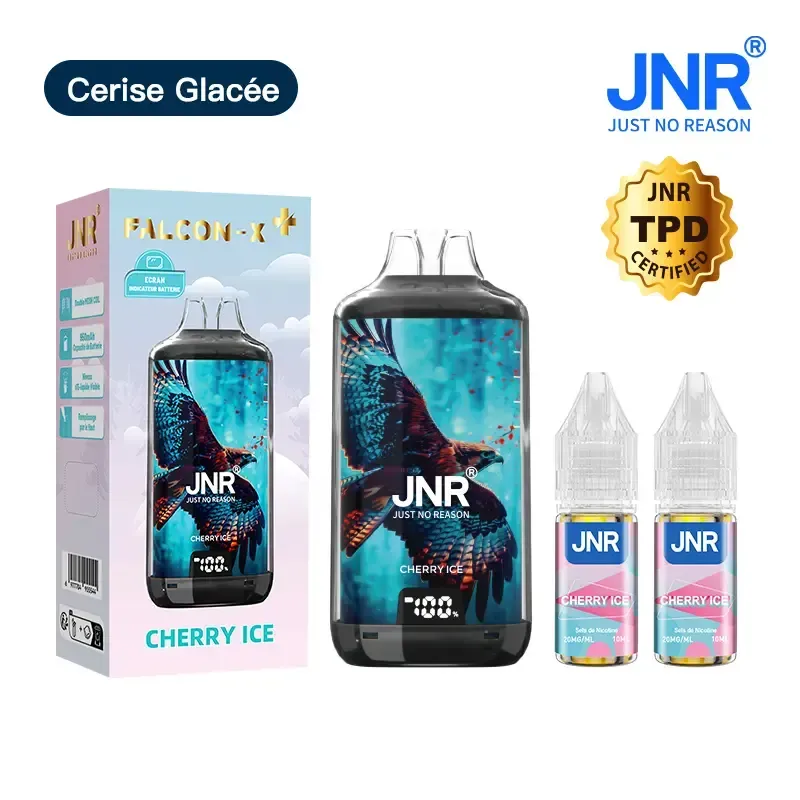 JNR Falcon X⁺ (Falcon X Plus) 28000 Puffs - Kit Pod Remplissable et Rechargeable