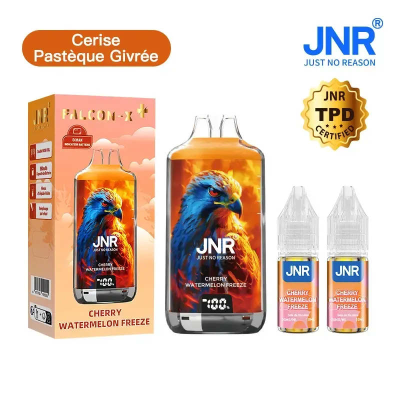 JNR Falcon X⁺ (Falcon X Plus) 28000 Puffs - Kit Pod Remplissable et Rechargeable
