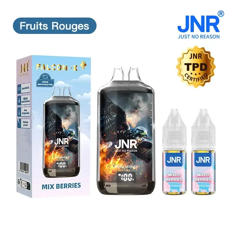 JNR Falcon X⁺ (Falcon X Plus) 28000 Puffs - Kit Pod Remplissable et Rechargeable