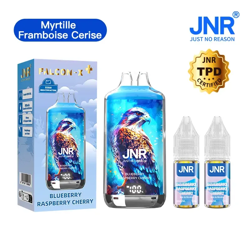 JNR Falcon X⁺ (Falcon X Plus) 28000 Puffs - Kit Pod Remplissable et Rechargeable