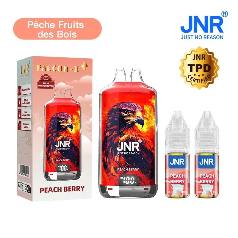 JNR Falcon X⁺ (Falcon X Plus) 28000 Puffs - Kit Pod Remplissable et Rechargeable